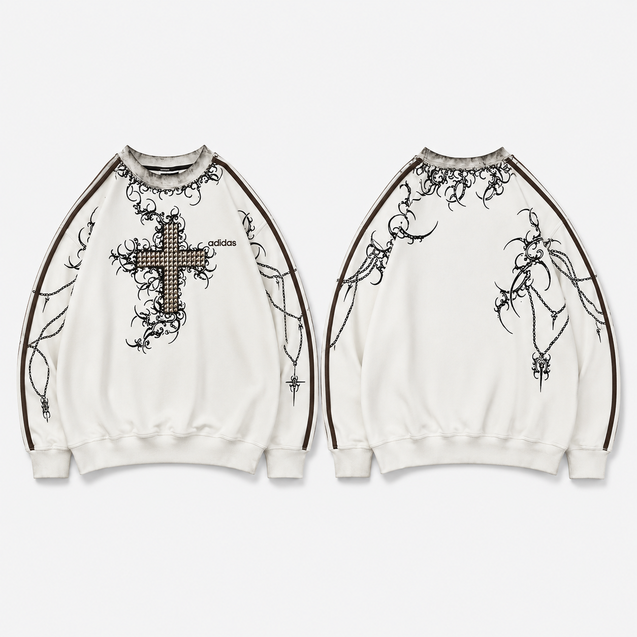 Ornate Ivory Sweatshirt