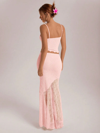 Ruffle Trim Mermaid Set