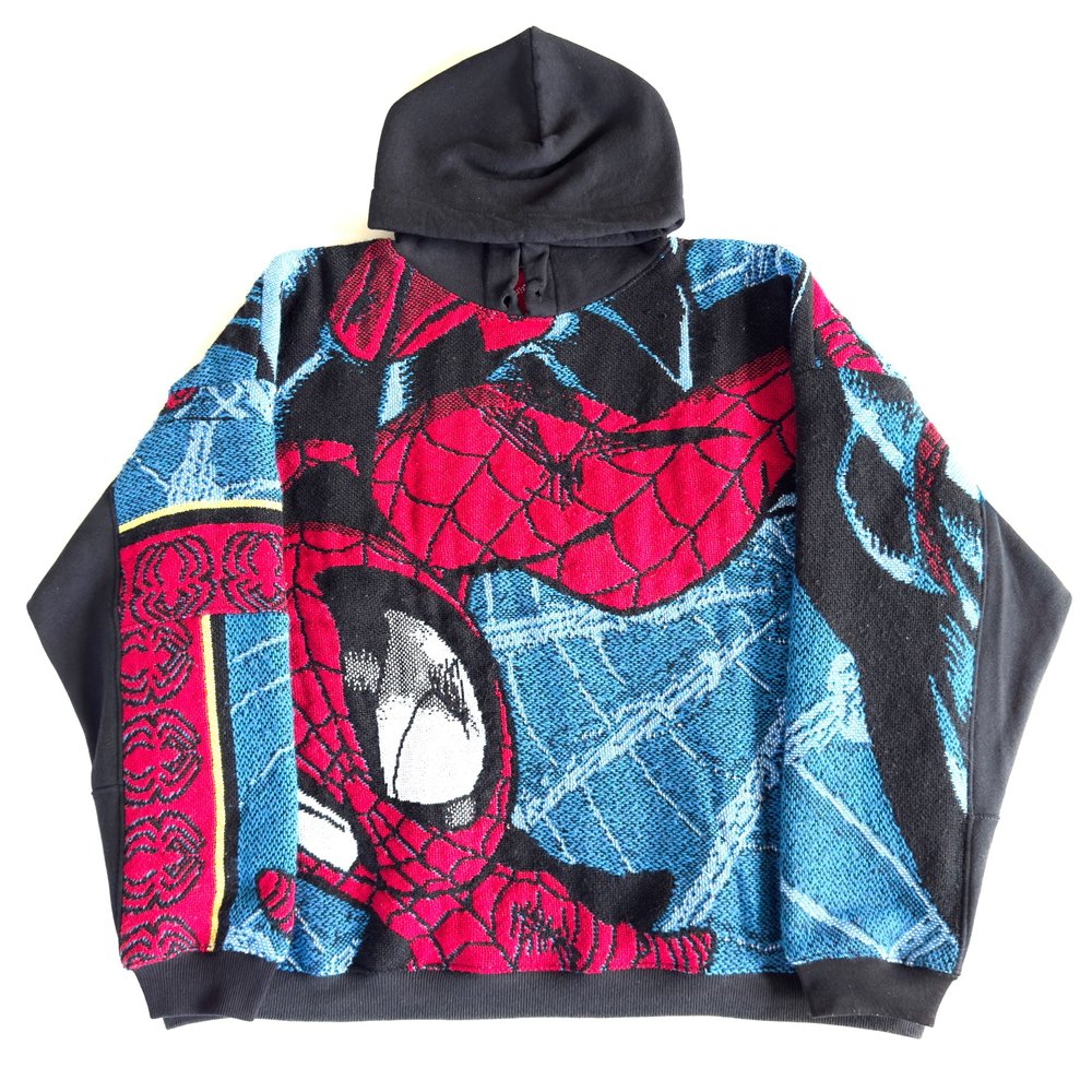 Web Hero Tapestry Oversized Hoodie