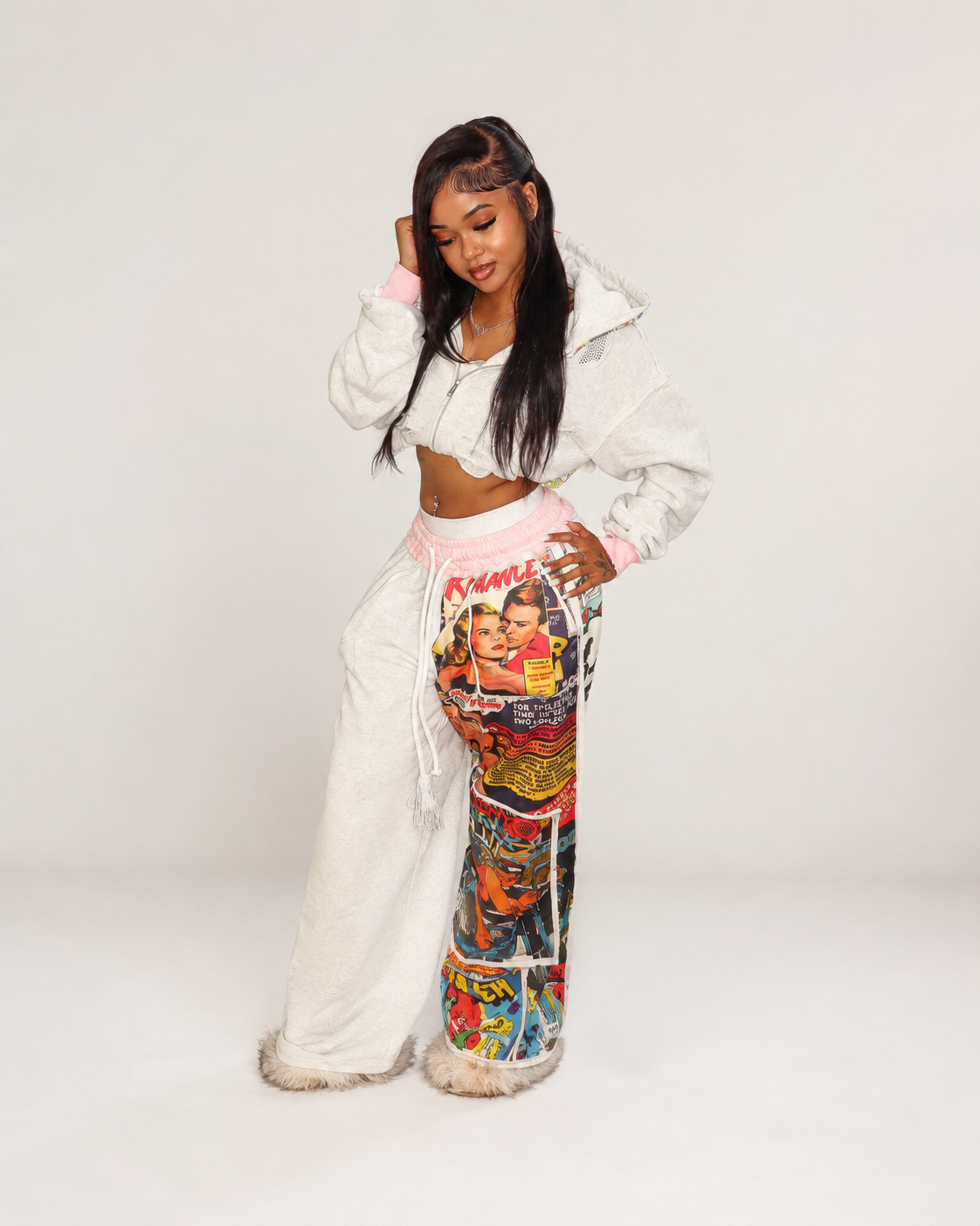 Silver Surfer Zip Up and Sweatpants Set