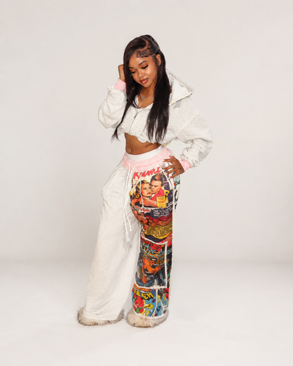 Silver Surfer Zip Up and Sweatpants Set