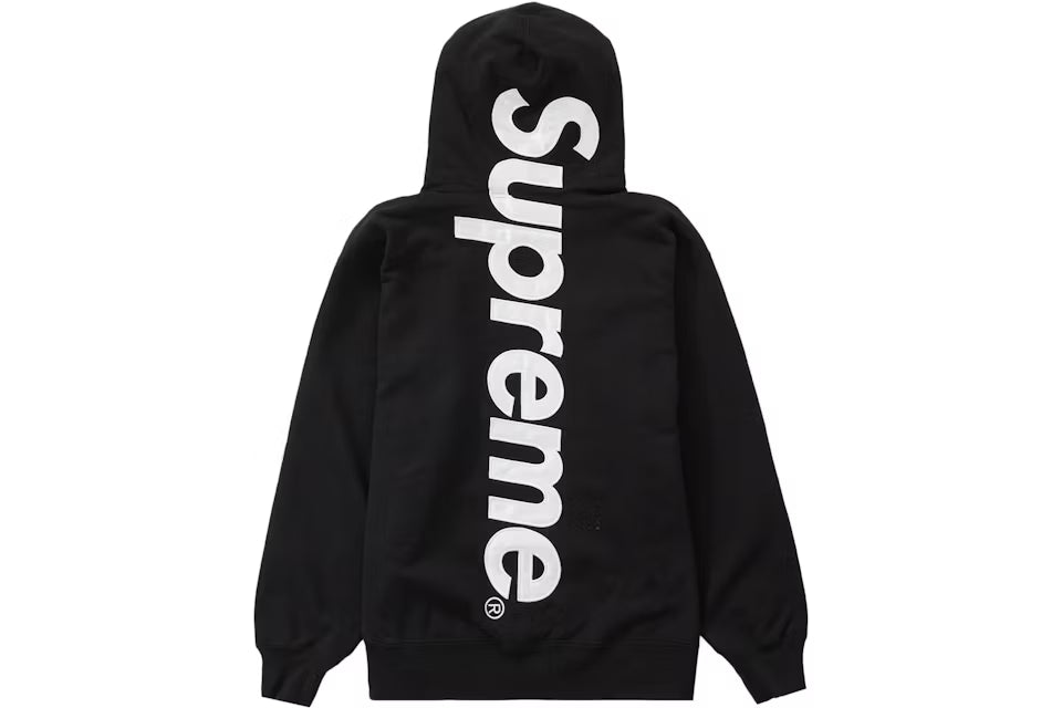 Satin Appliqué Hoodie