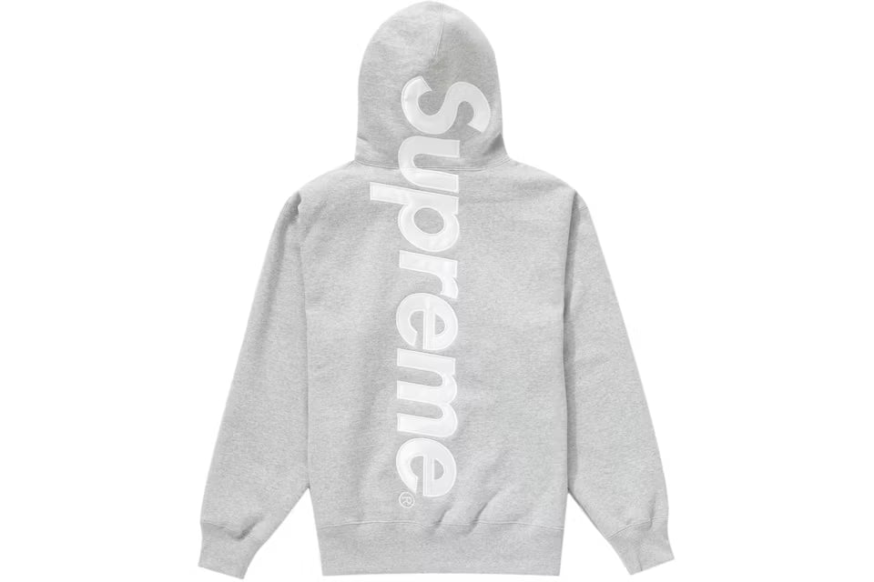 Satin Appliqué Hoodie
