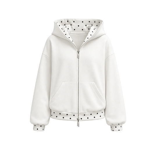 Cyber Static Zip Hoodie